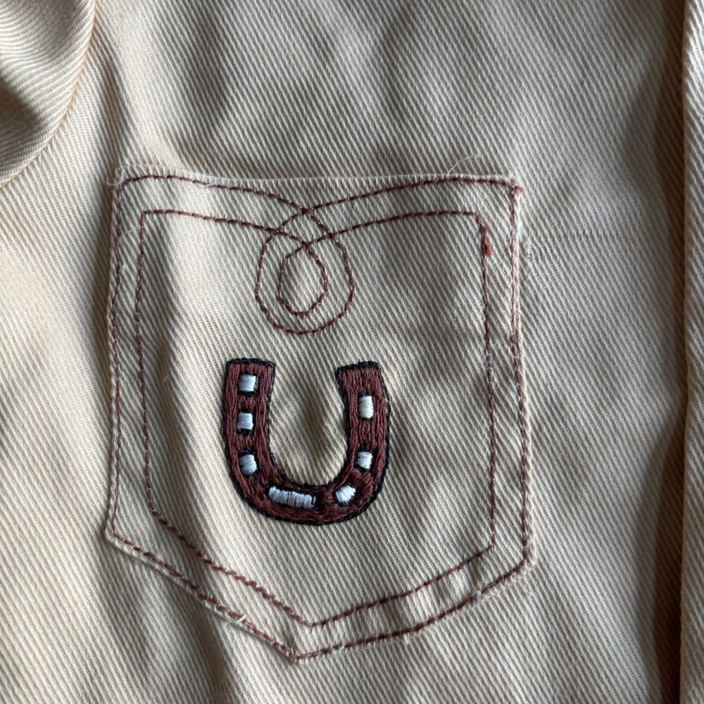 Vintage Kid’s 70's Cowboy Western Jacket &  Bandana Print Button Down- 3T - Picture 7 of 10